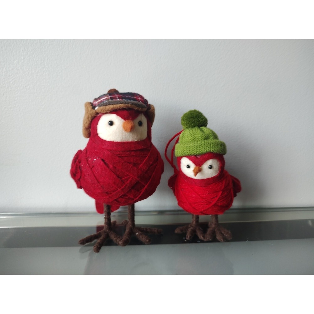 Target felt bird pair‎ Ornament and figure Christmas red